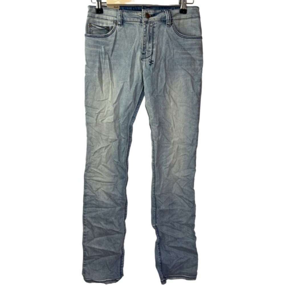 KSUBI NWT WOMEN’S THE GOLDIE DUSTED COPY MID RISE SLIM STRAIGHT JEAN SZ 26